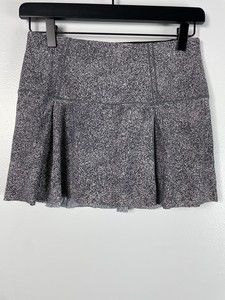 Lululemon Lost In Pace Skirt Sea Spray Alpine White Dark Chrome Black Women's 4
